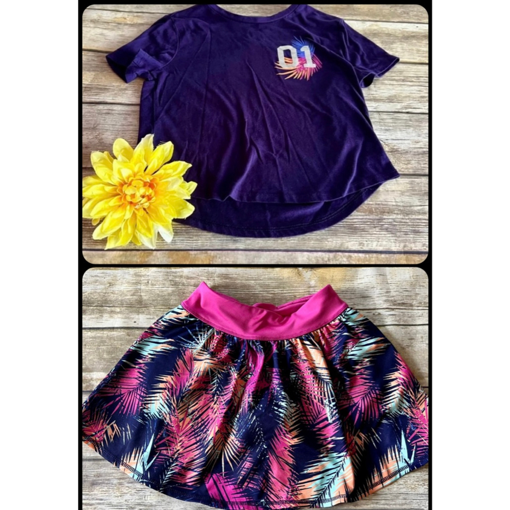 2 PIECE GYMBOREE TROPICAL PRINT SET